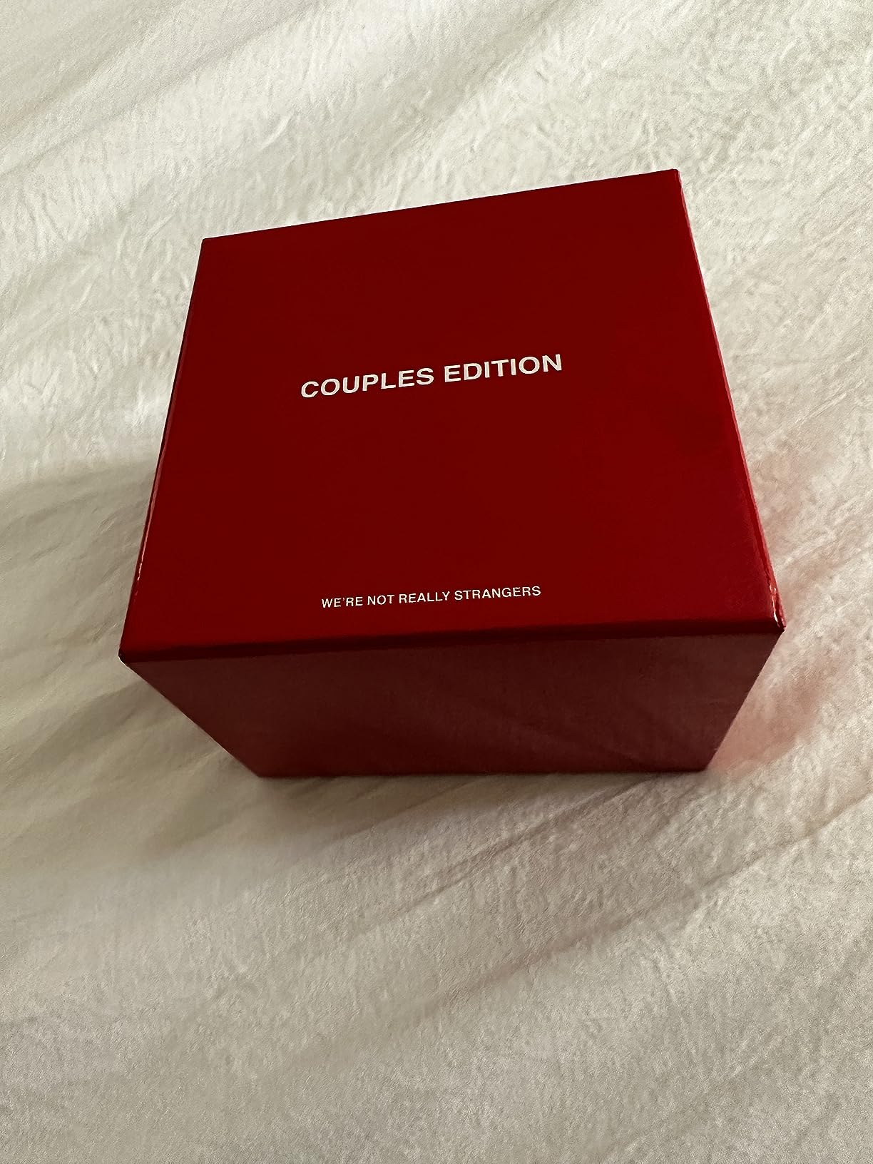 WE'RE NOT REALLY STRANGERS Couples Edition, Conversation Card Game customer photo 1