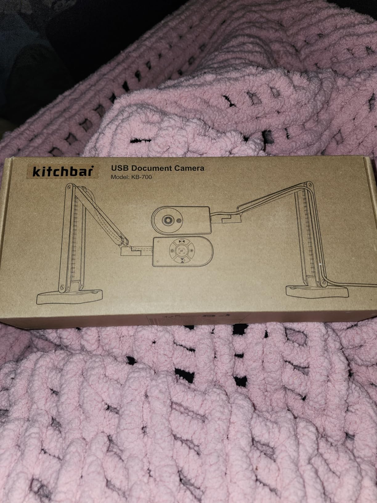 4K USB Document Camera for Teacher, 8MP Webcam & Visualiser for A3 Size with Dual Microphones, 3-Level LED Light, Image Invert, Foldable for Live Demo, Work with Windows, macOS and Chrome OS customer photo 1