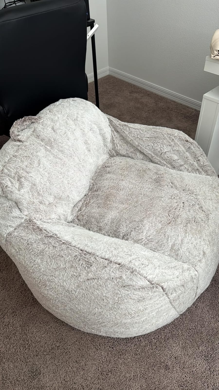Homguava Giant Bean Bag Chairs for Adults,Large Bean Bag Couch with Arms customer photo 1
