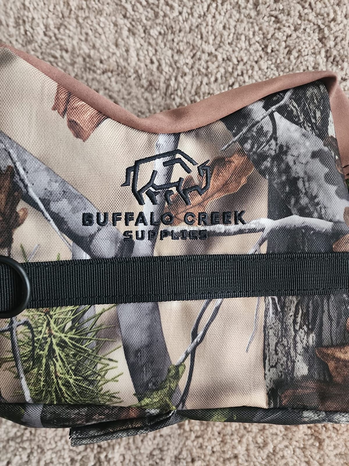 Buffalo Creek Supplies All Weather Durable Front and Rear Shooting Rest Bags, Rifle Rest Sand Bag for Bench Rest Shooting, Hunting, Target & Competitive Sports Shooting-Unfilled customer photo 1
