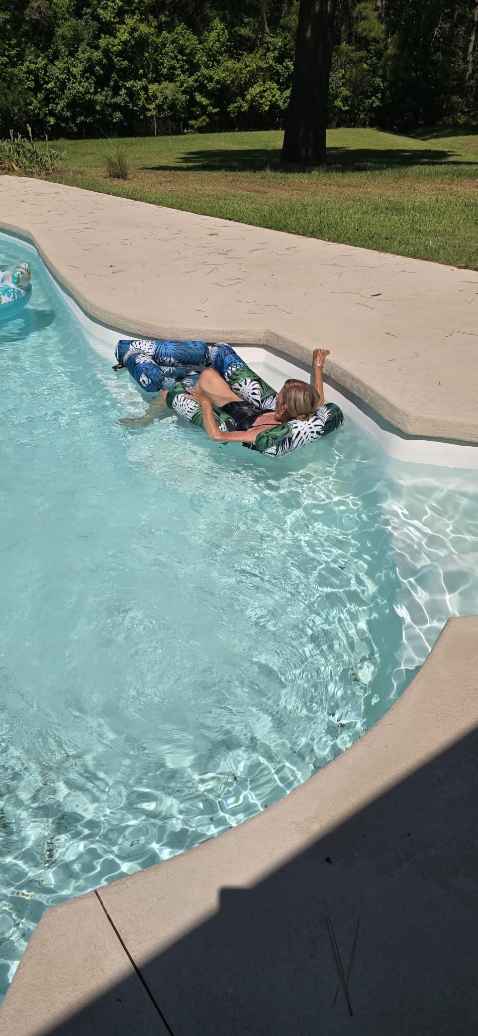 SLOOSH Inflatable Pool Floats Adult,2 Packs Floating Lounge Chairs,Blow up Pool Noodles for Adult Heavy Duty,Floating Chair for Party Summer Water Beach Lake Fun customer photo 1