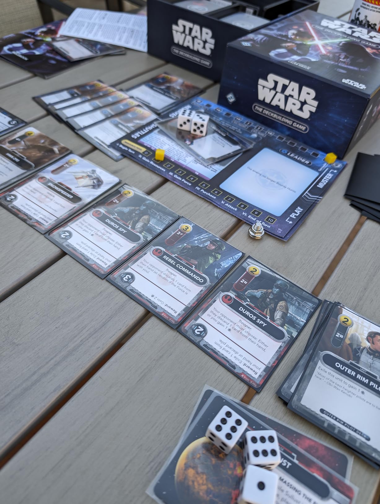Fantasy Flight Games Star Wars The DeckBuilding Game | Strategy Card Game | Head-to-Head Tactical Battle Game for Adults & Kids | Ages 12+ | 2 Players | Average Playtime 30 Minutes (FFGSWG01) customer photo 1