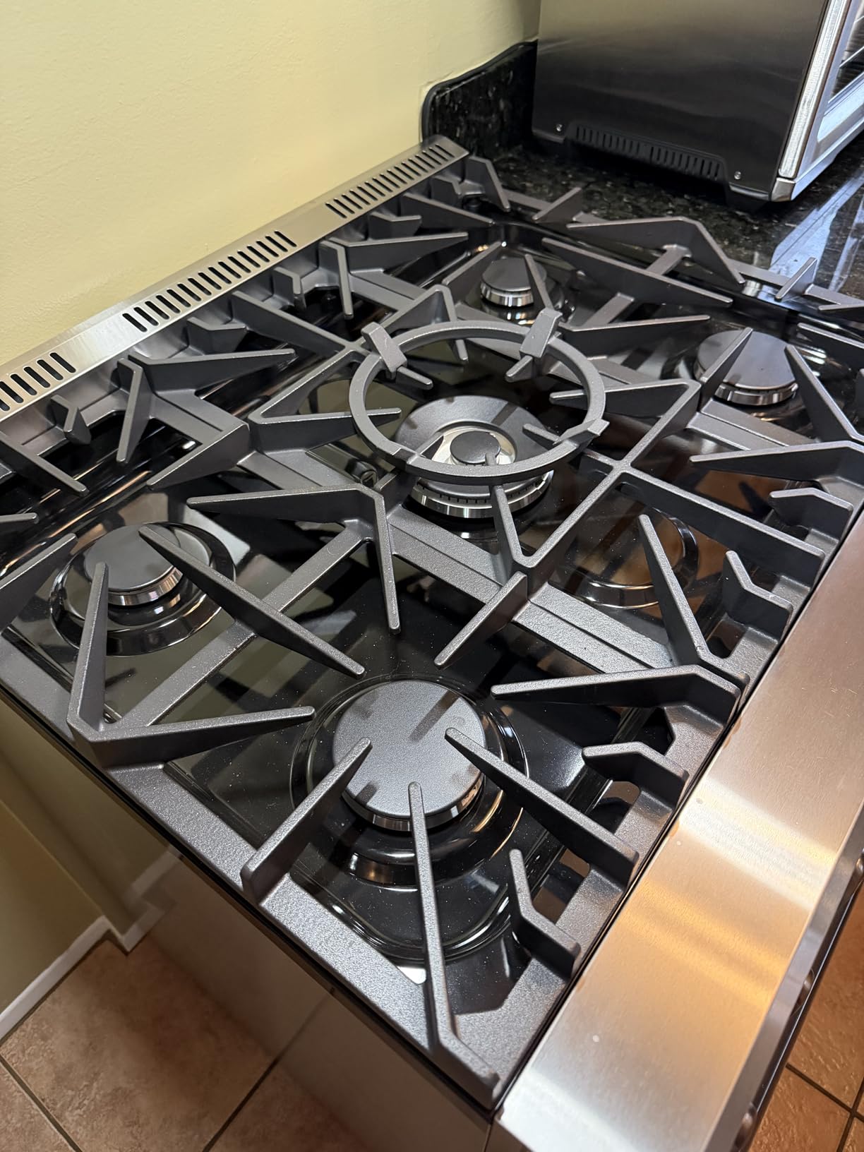 Lazio 30-Inch Dual Fuel Range, 5 Burners, 4.32 cu.ft. True Convection Oven with Air Fryer & Griddle customer photo 2