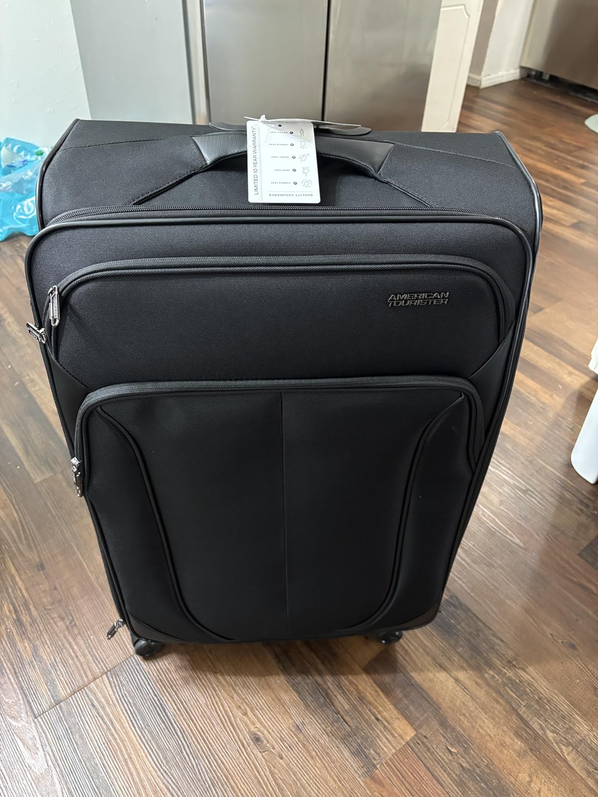 American Tourister 4 KIX 2.0 Expandable Softside Luggage with Spinner Wheels, 28 SPINNER, PURPLE ORCHID customer photo 2