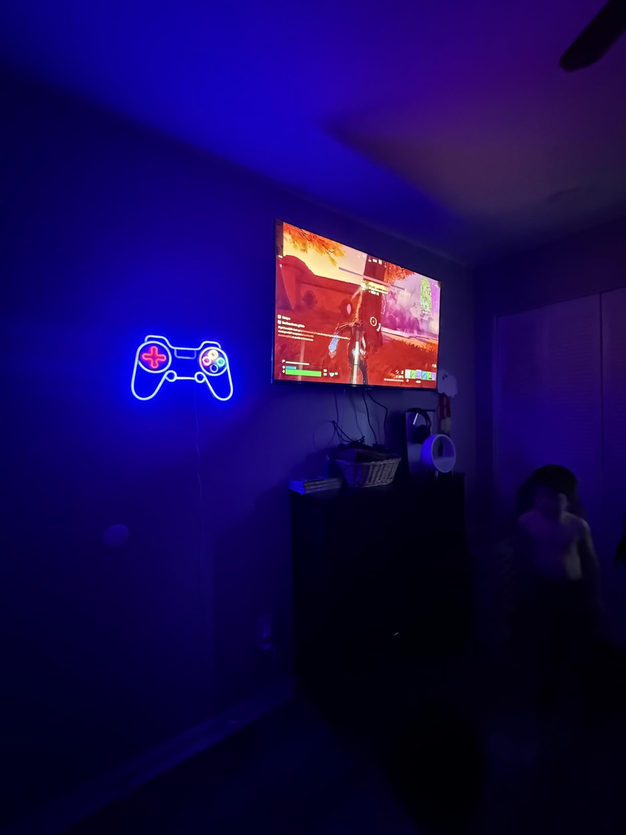 Game Controller Neon Sign Gamer Gifts for Teen Boys Room Decor Upgraded Gaming Lights Game Console Neon Light Sign for Bedroom Wall Decor (Gamepad) customer photo 2