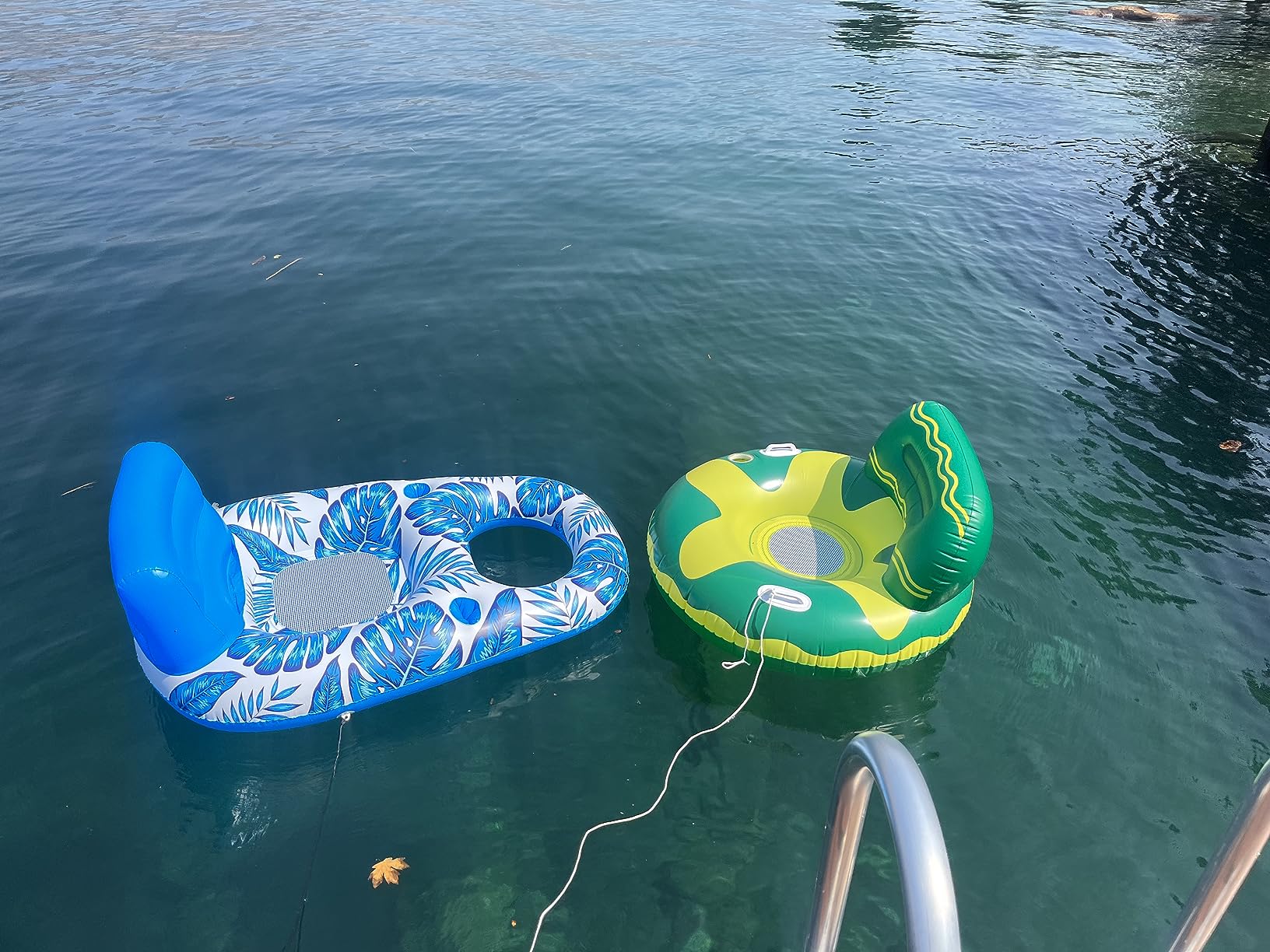 Jasonwell Inflatable Pool Float Adult - Pool Floaties Lounger Floats Raft Floating Chair Water Floaties for Swimming Pool Lake Lounge Float with Cup Holders Beach Pools Party Toys for Adults customer photo 2