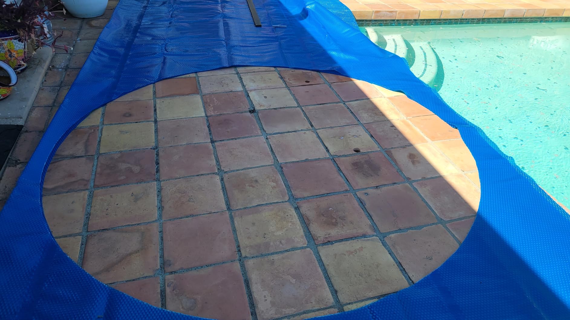 VINGLI 18x36ft Solar Pool Cover 12mil Rectangle Blue customer photo 2