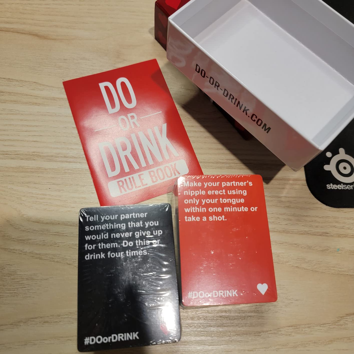 Do or Drink Date Night - Couples Drinking Card Game for Adults, Fun Romantic Game for Two, Perfect for Game Night, Parties, or Gifts for Boyfriend, Girlfriend, or Wife and Husband, 250 Cards customer photo 2