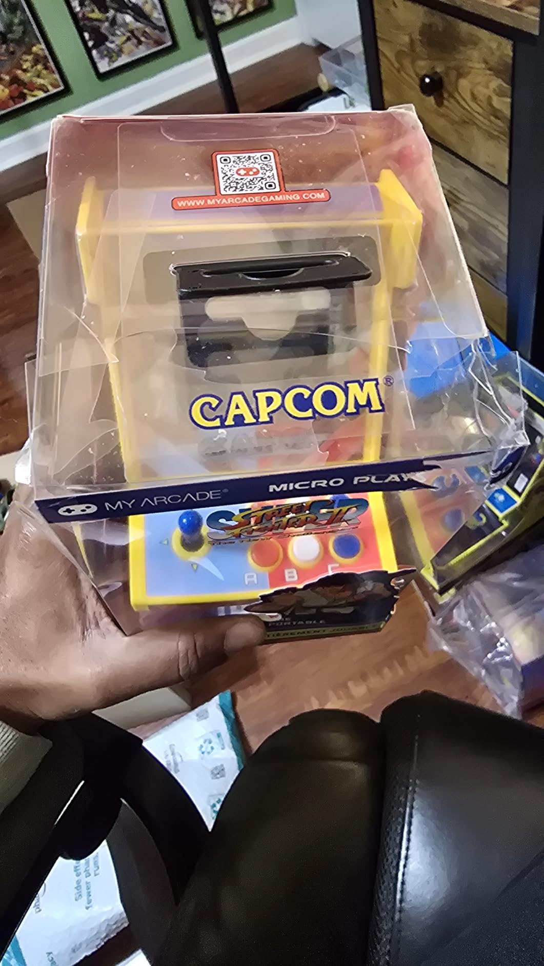 My Arcade Super Street Fighter II Micro Player Pro: Capcom Games, Classic Arcades, 2 Games in 1 customer photo 2