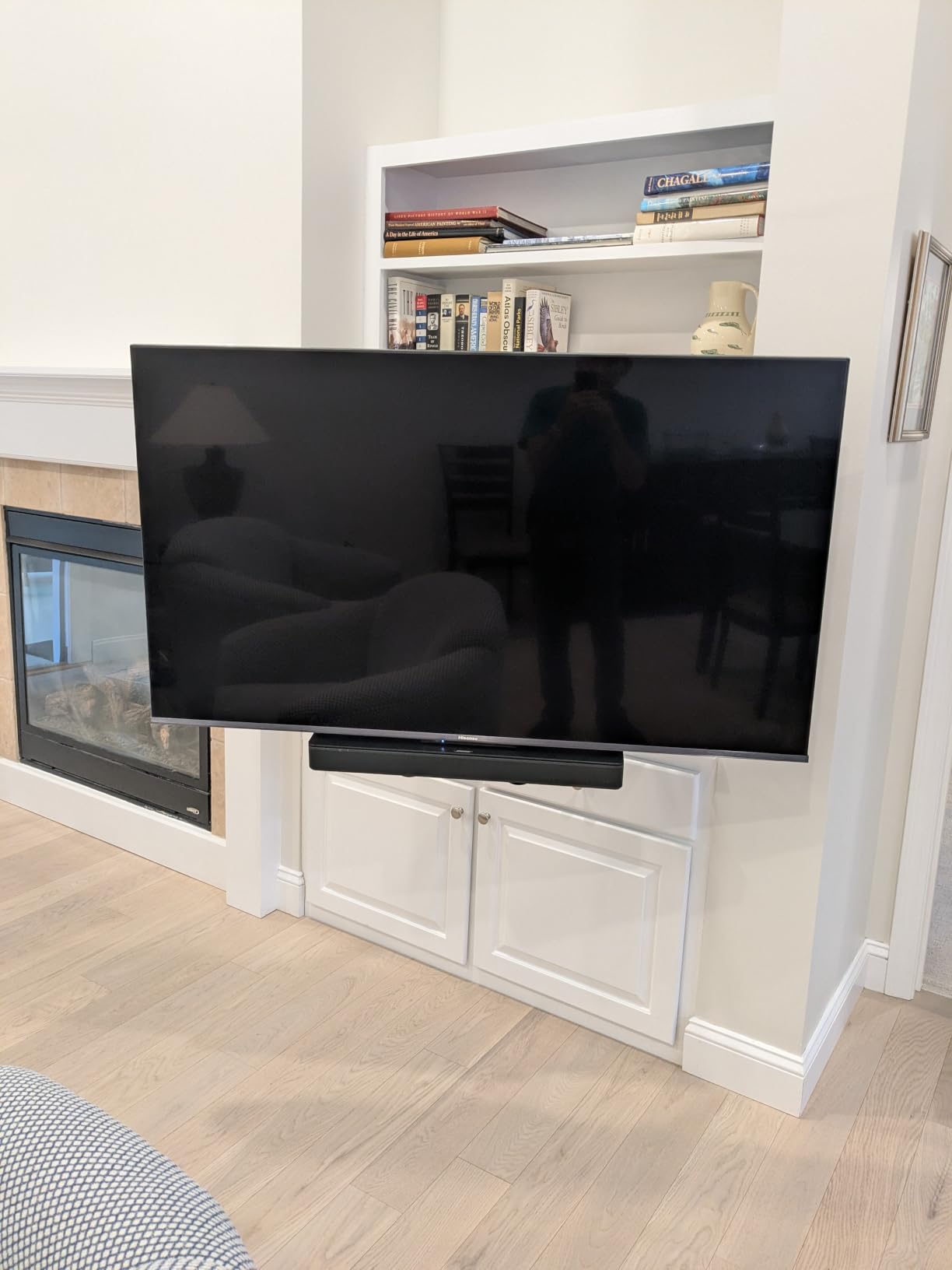 BONTEC Corner TV Wall Mount with Extra Long 40.9” Extension Arm,Tilt Swivel customer photo 2