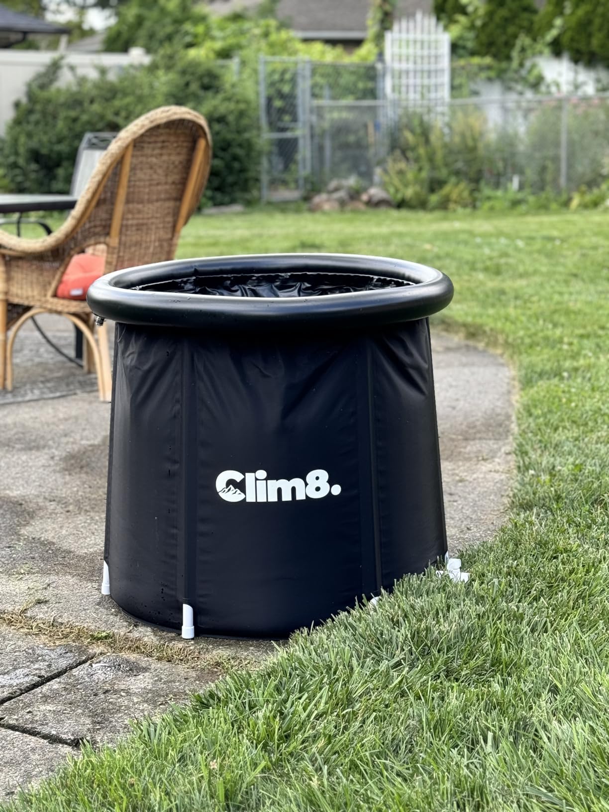 116Gal Cold Plunge Tub with Cover for Athletes & Fitness Enthusiasts customer photo 2