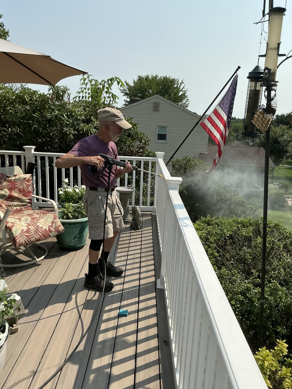 Westinghouse ePX3100v Electric Pressure Washer, 2100 Max PSI 1.76 Max GPM, Built-in Carry Handle, Detachable Foam Cannon, Pro-Style Steel Wand, 3-Nozzle Set, for Cars/Fences/Driveways/Home/Patios customer photo 2