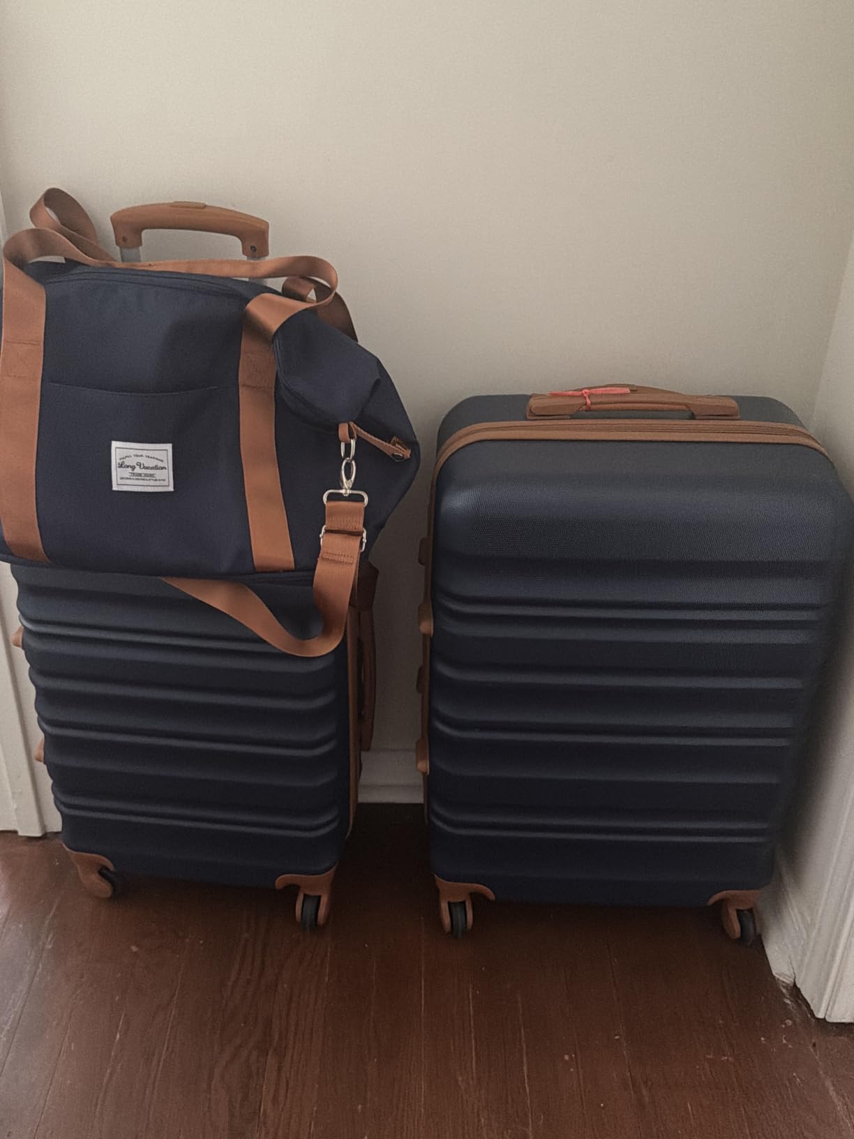 LONG VACATION Luggage Sets, 6 Piece, Hardshell Suitcase with Spinner Wheels customer photo 1