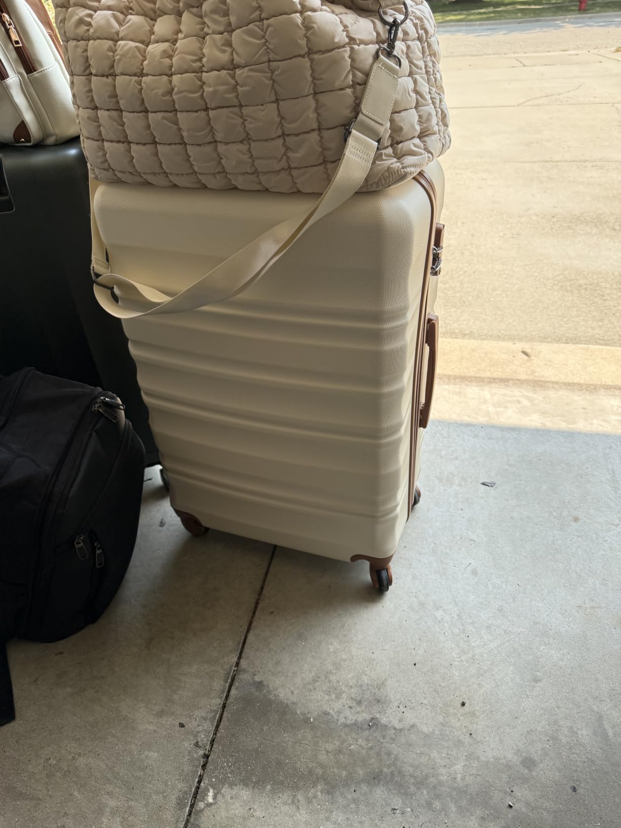 LONG VACATION Luggage Sets, 6 Piece, Hardshell Suitcase with Spinner Wheels customer photo 2