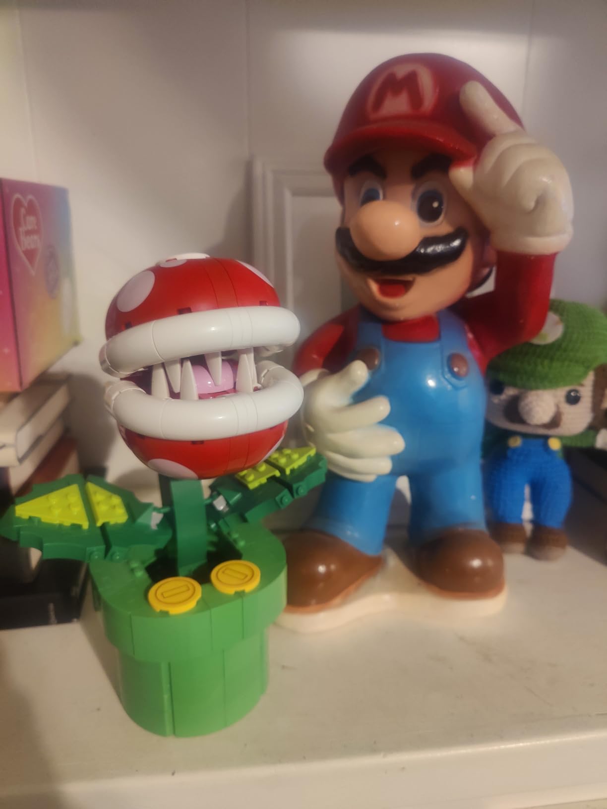 LEGO Super Mario Piranha Plant Building Sets for Adults - Mario Collectible for Men & Women, Ages 18+ Years - Gift for Birthdays - Bedroom, Home Office, or Book Shelf Decor - 71426 customer photo 1