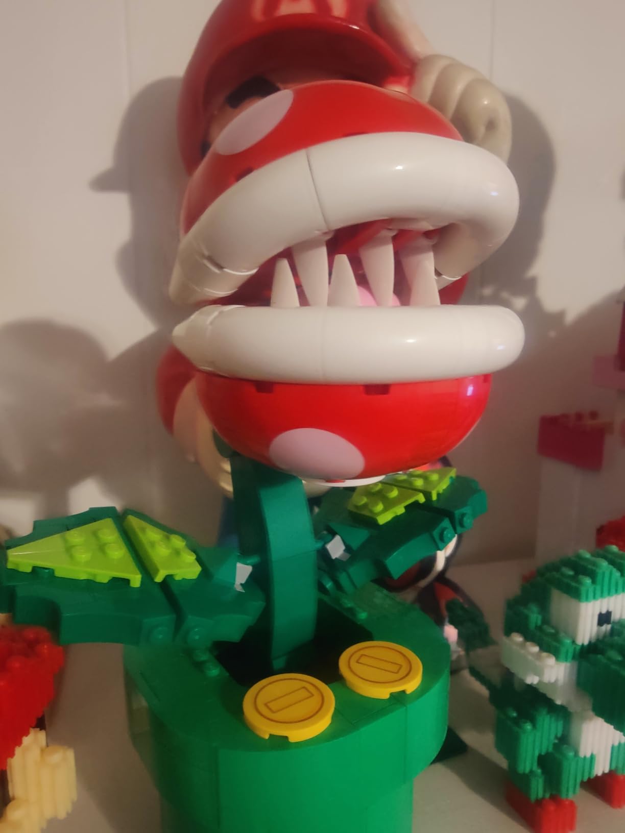 LEGO Super Mario Piranha Plant Building Sets for Adults - Mario Collectible for Men & Women, Ages 18+ Years - Gift for Birthdays - Bedroom, Home Office, or Book Shelf Decor - 71426 customer photo 2