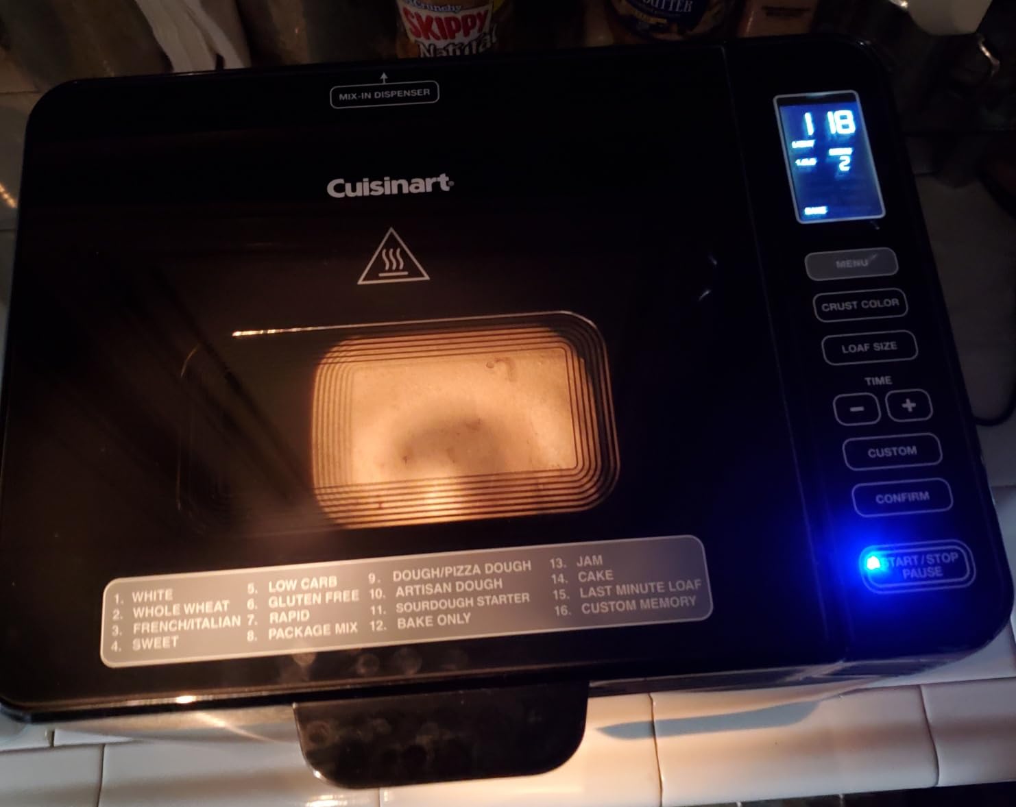 Cuisinart Bread Maker Machine, 16 Menu Programs, Stainless Steel, 2-Lb Loaf customer photo 1