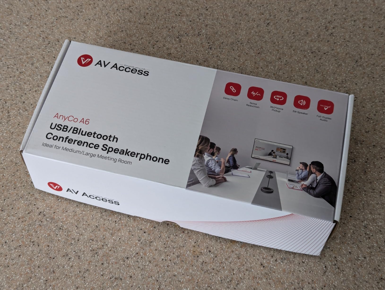 Conference Speaker & Microphone, Daisy Chain upto 9 Units for 50 Attendees customer photo 1