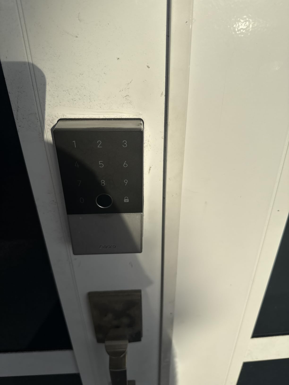 Aqara Smart Lock U100, Apple Home Key, Fingerprint Deadbolt, Gray customer photo 1
