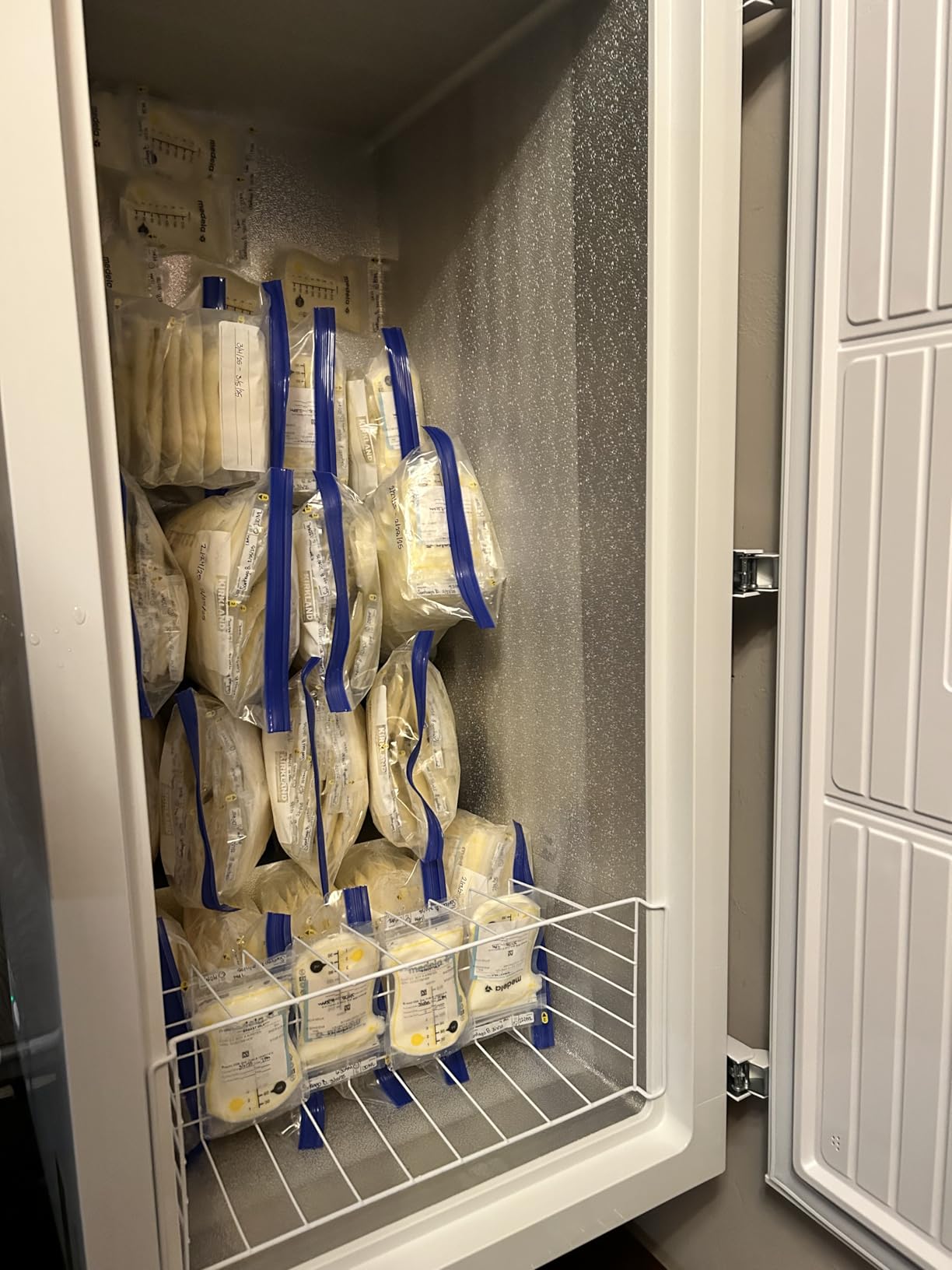 14 cu ft Chest Freezer - White, Large Storage for Families, Space-Saving Flat Back, Front Drain, Garage Ready - By Hamilton Beach customer photo 2