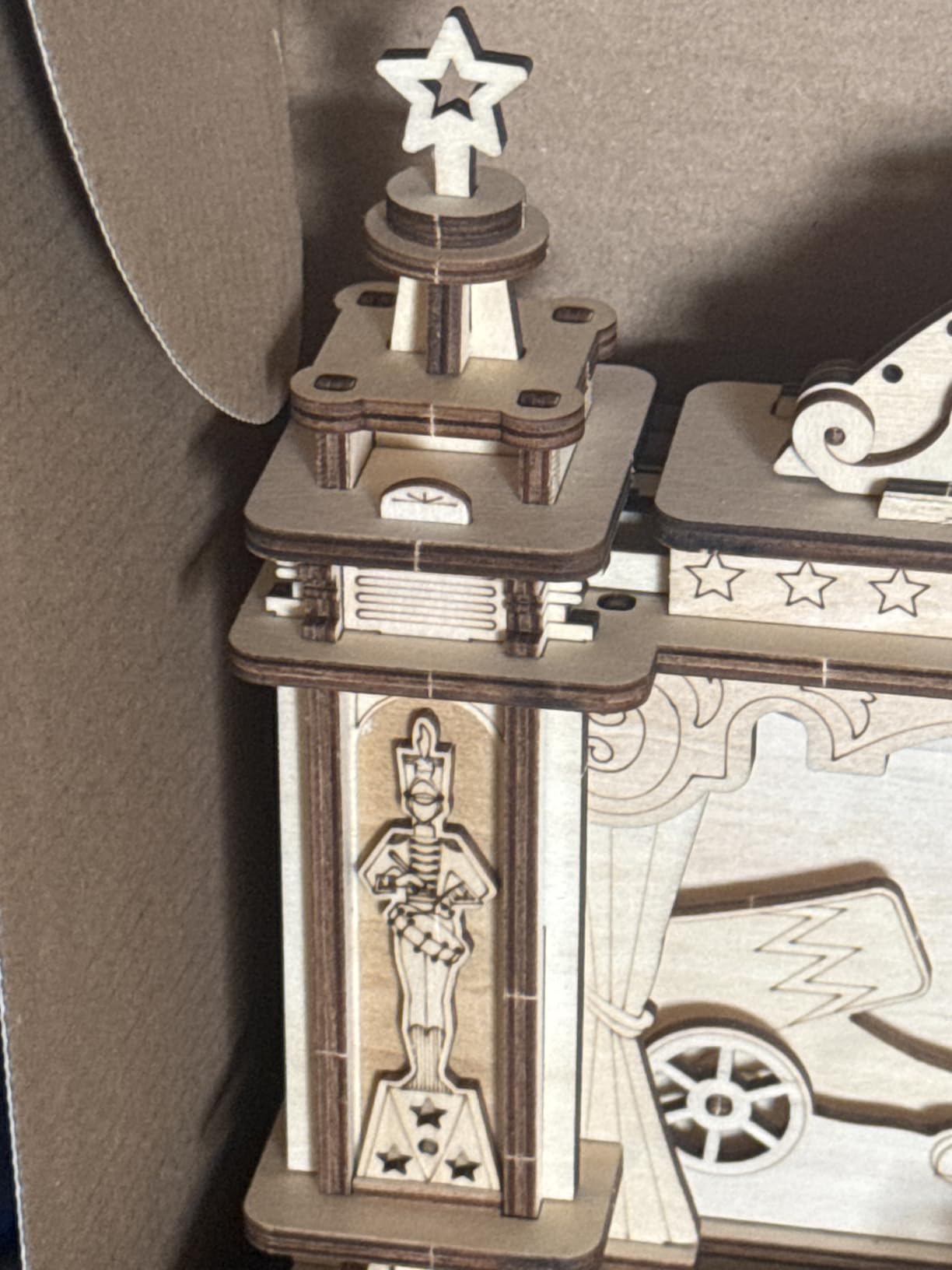 ROKR Miniature Pinball Machine-3D Wooden Puzzles for Adults-DIY Wood Model Kits for Adults-Toy Gifts for Ages 14 and Up customer photo 2