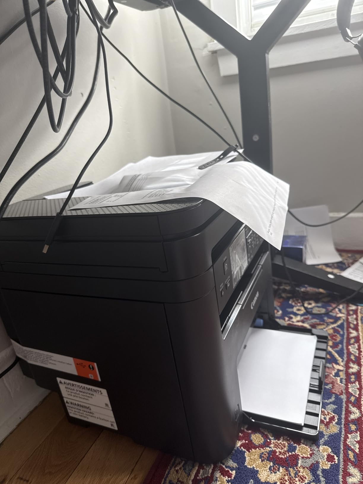 Canon imageCLASS MF273dw - Monochrome Wireless Laser Printer, Multifunction With Scanner, Copier, Auto Document Feeder, With 1 Year Limited Warranty, 30 PPM, Black customer photo 1