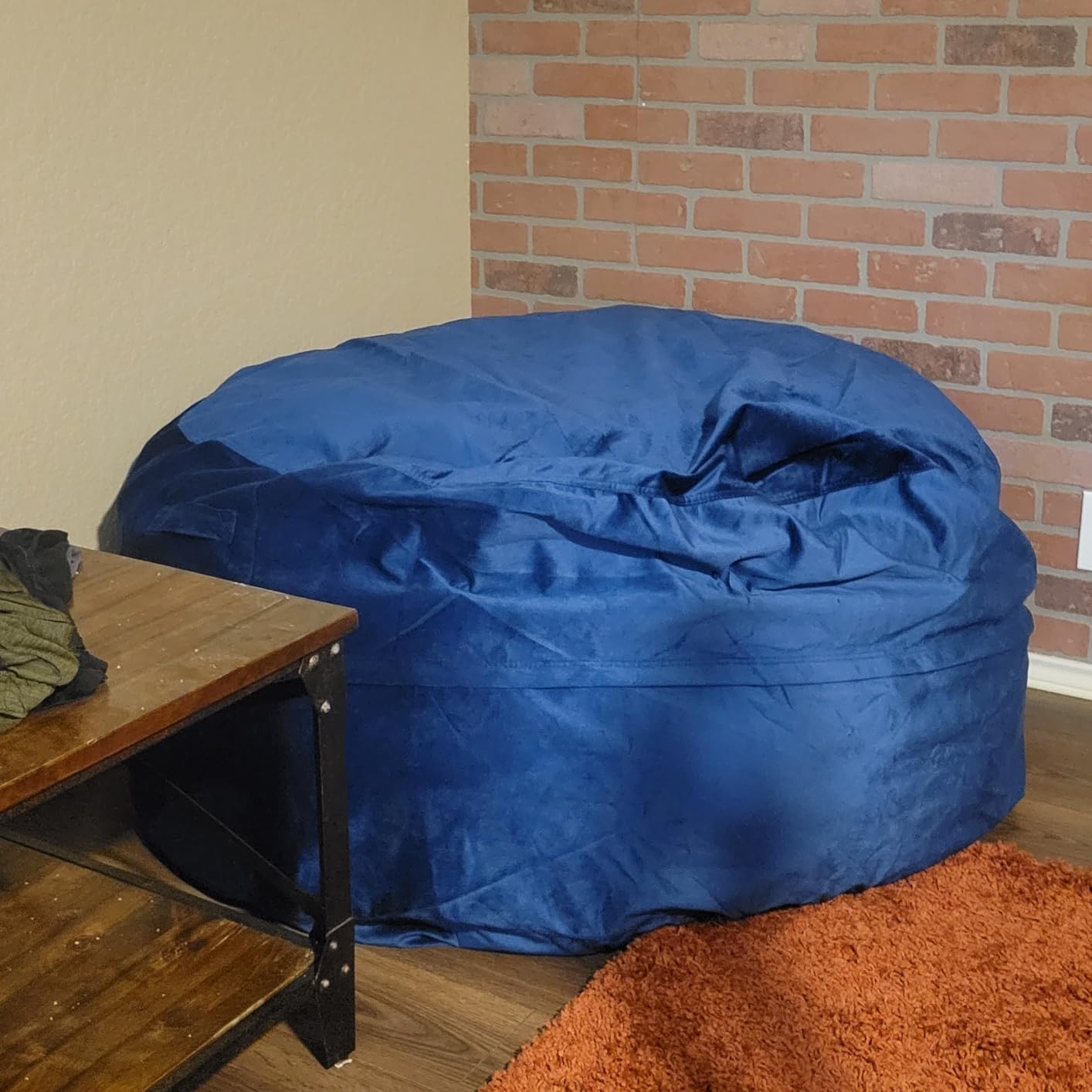 Homguava 6FT Bean Bag Chairs for Adults,Giant Adult Bean Bag Chair,BeanBag customer photo 1
