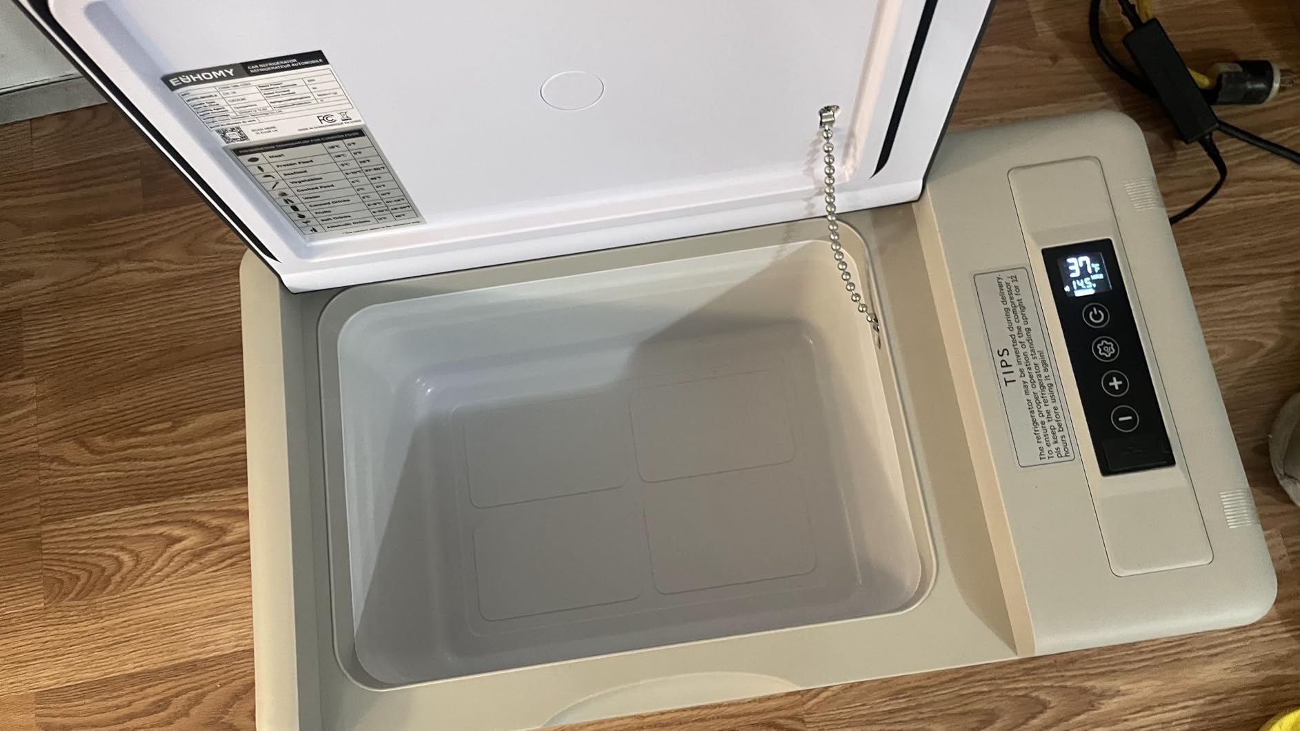EUHOMY 19QT 12 Volt Refrigerator, -4℉~68℉ Electric Cooler for Car customer photo 2
