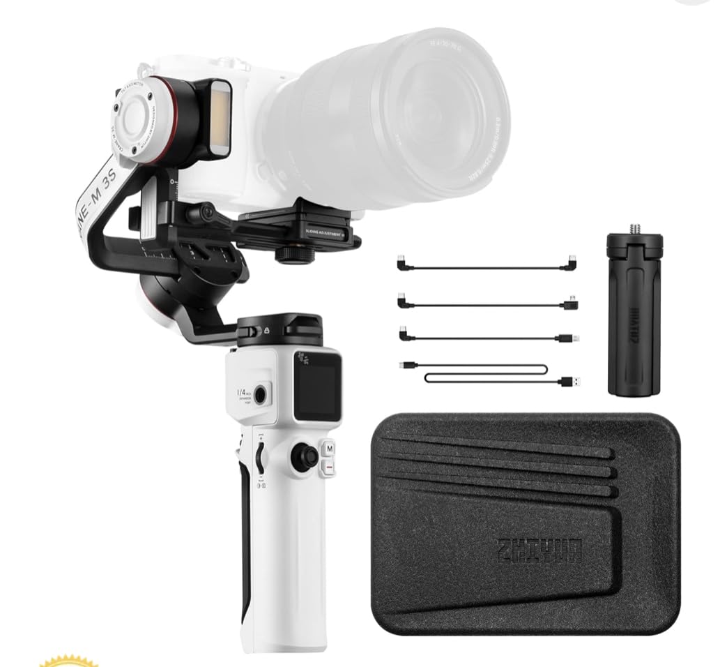 Zhiyun Crane-M3S Combo 3-Axis Handheld Gimbal Stabilizer for Mirrorless Camera Smartphone Action Cams,Phone Clip Tripod Backpack Included,All in One Design customer photo 1