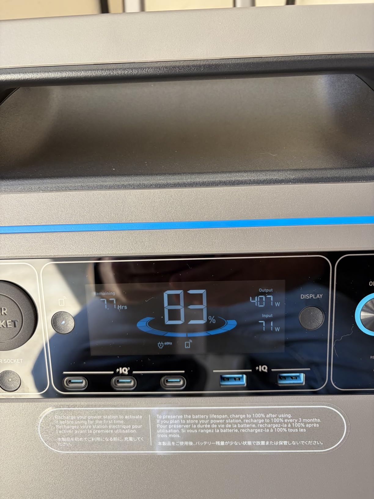 Anker SOLIX F3800 Portable Power Station, 3,840Wh customer photo 2