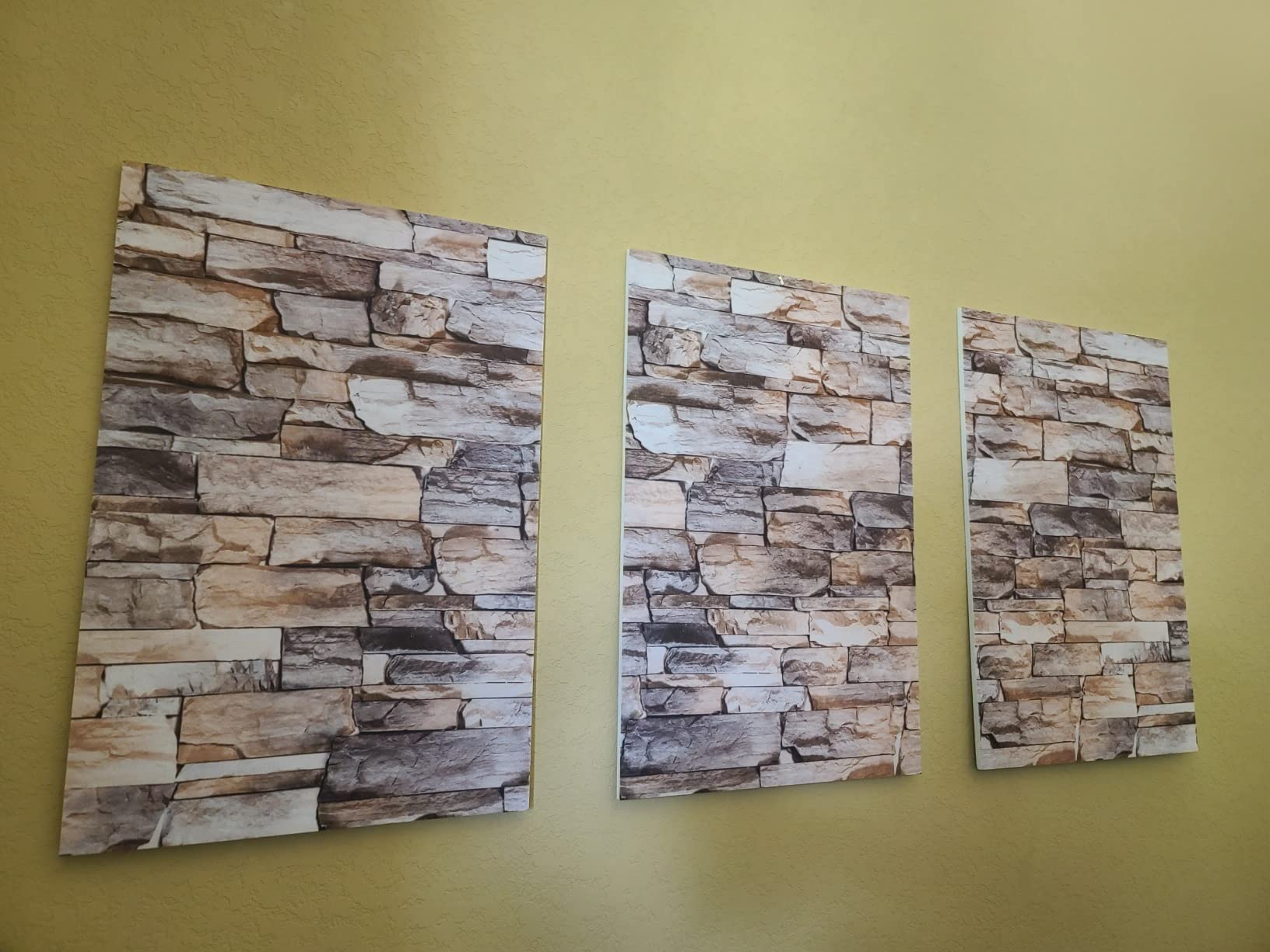 Acoustic Wall Art Acoustic Panels,16X12 Inches Decorative Acoustic Wall Panels, 3 Pack Soundproof Wall Panels, Acoustical Noise Dampening Panels, Sound Absorbing Panels for Room,Home Office,Studio customer photo 2