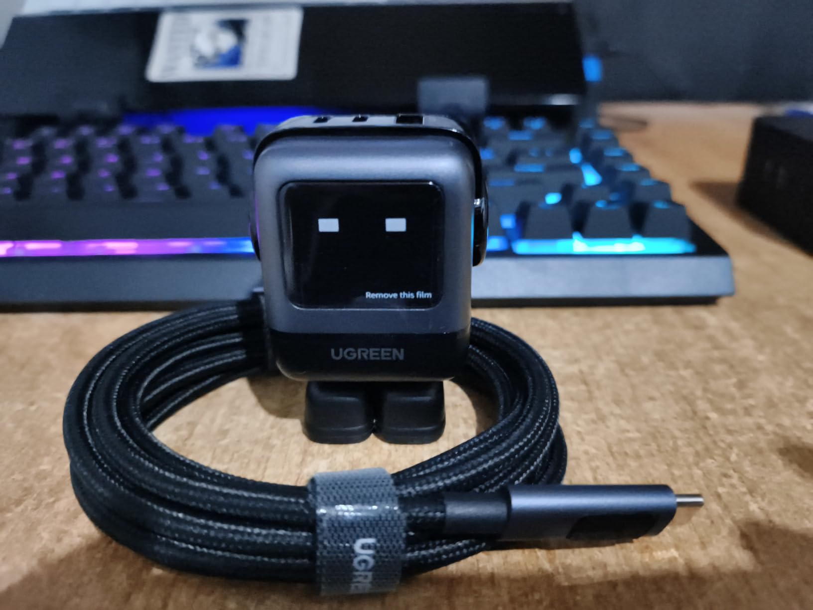 UGREEN Uno 65W 3-Port USB C Charger Adapter, GaN Fast Charging Block, Black customer photo 2