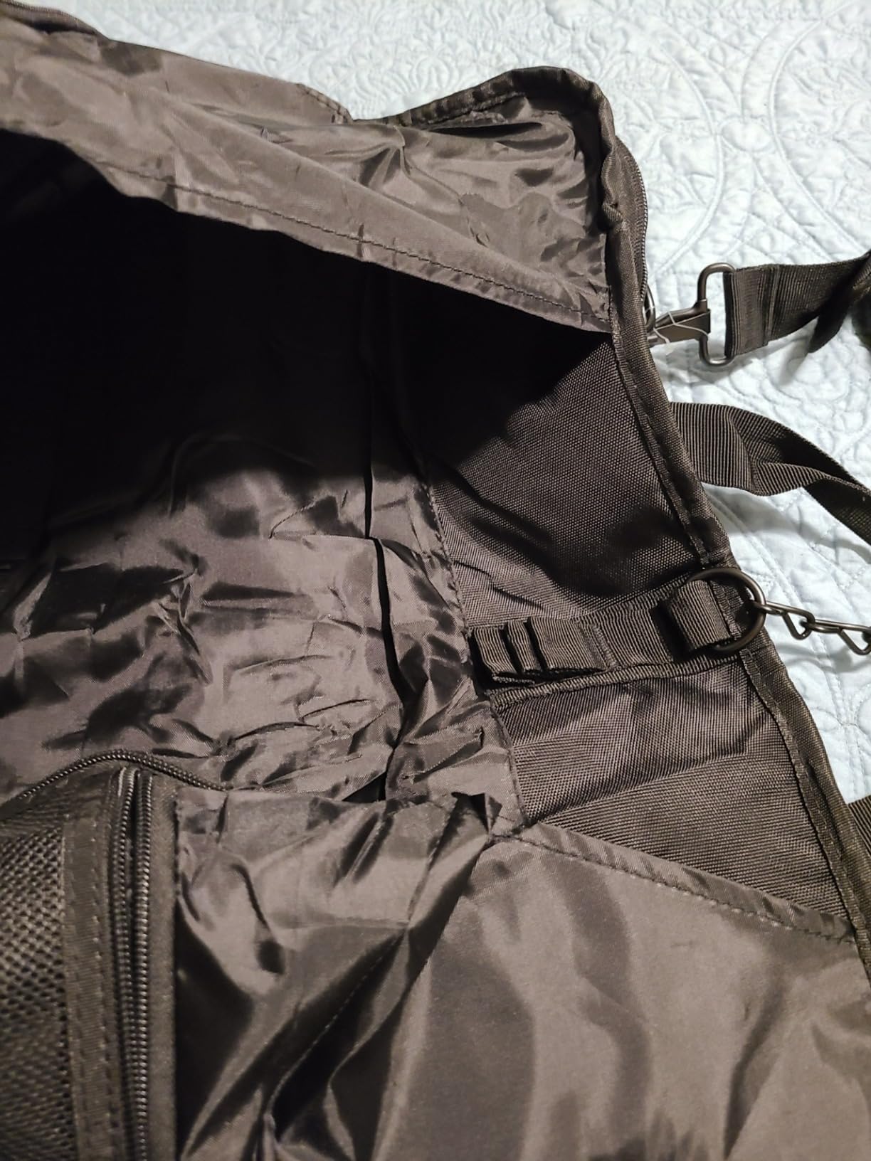 Garment Bag Travel Suit Bag Large 40-Inch Carry on Bag Up to 3 Suits,2 in 1 Hanging Luggage Bags, Fits 15.6Inch Laptop customer photo 1