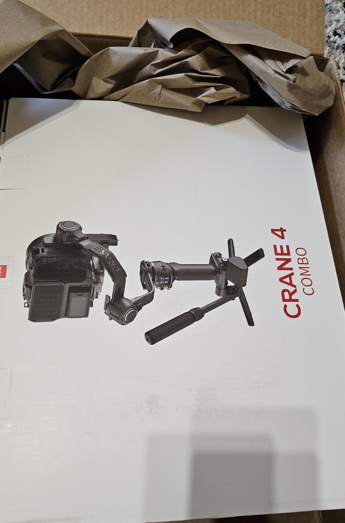ZHIYUN Crane 4, 3-Axis Gimbal Stabilizer for DSLR and Mirrorless Camera, Nikon Sony Panasonic Canon Fujifilm BMPCC 6K, Fill Light, PD Fast Charge | for Nikon Sony Panasonic Canon Fujifilm BMPCC 6K, Fill Light, PD Fast Charge customer photo 2