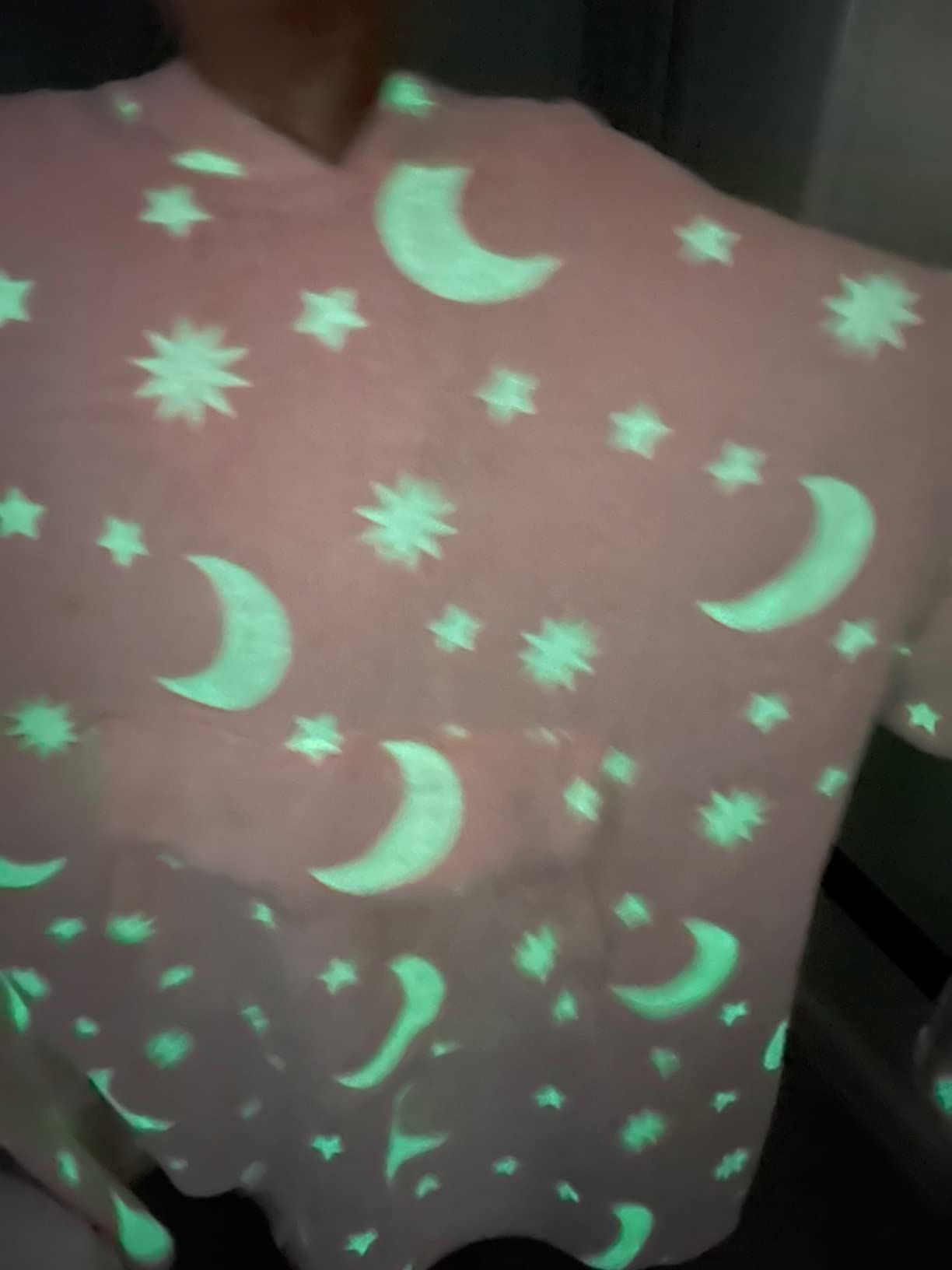 Glow in The Dark Game Controller Wearable Blanket Hoodie for Adult,Oversized Sherpa Fleece Blanket Hoodie for Women Men,Gamer customer photo 1