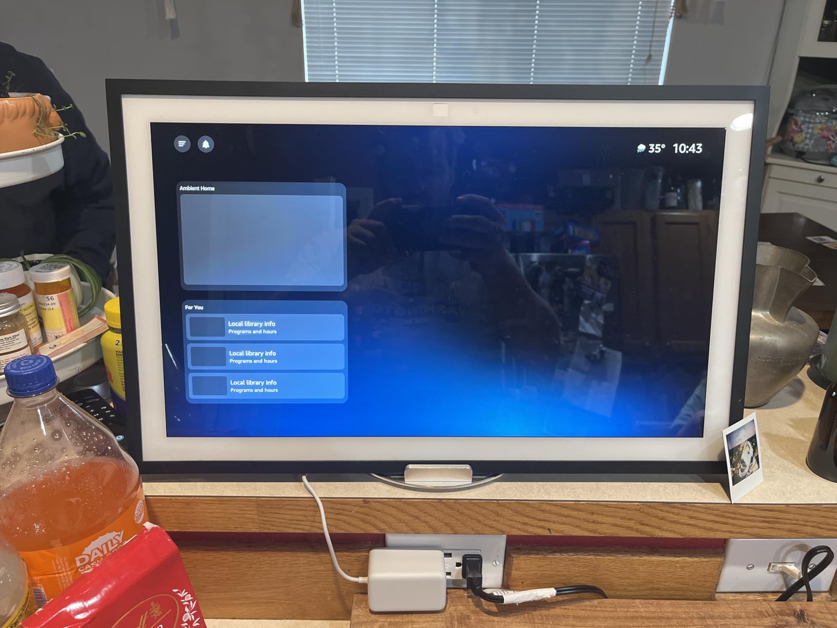 Like-New Amazon Echo Show 15 (newest model), Full HD 15.6