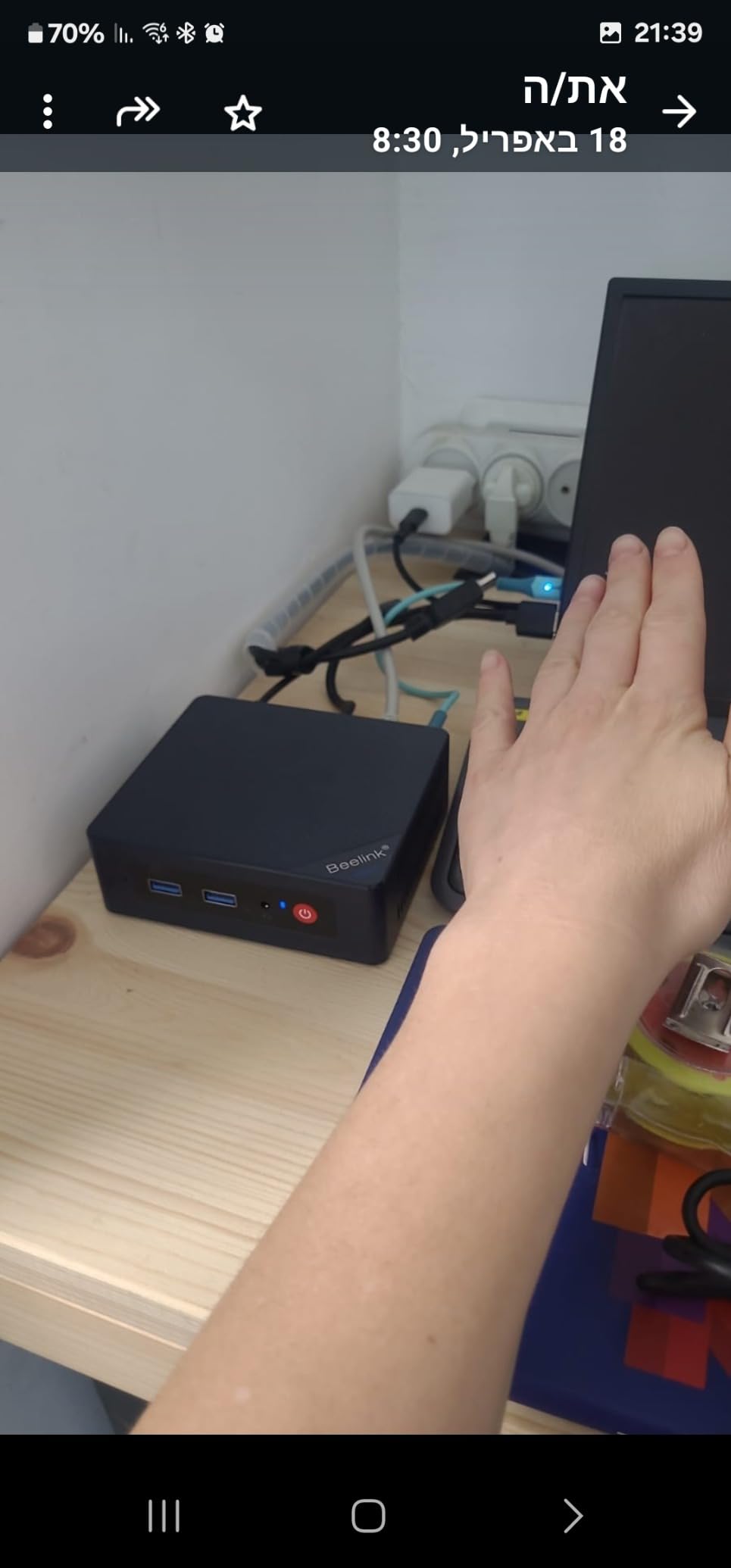 Beelink Mini PC, Mini S12 Intel 12th N95(Up to 3.4GHz), 8GB DDR4 256GB M.2 SSD, Desktop Computers Support 4K Dual HDMI Display/USB3.2/2.5Gbps LAN/WOL Home/Office customer photo 1