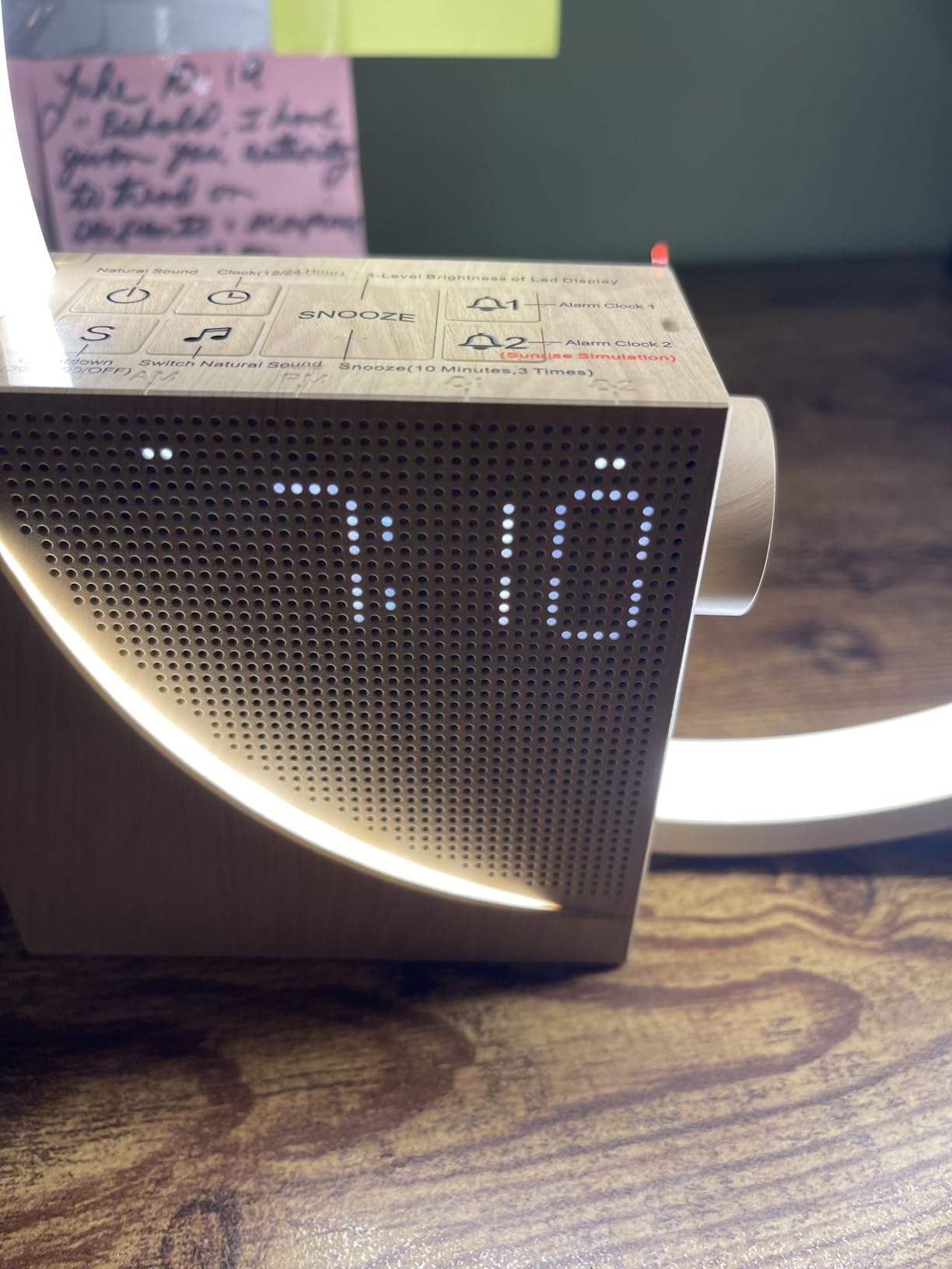 Vivilumens Sunrise Alarm Clock with Sound Machine for Heavy Sleepers Adults customer photo 2