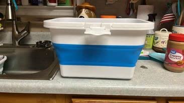 Hikary13L Fishing Bucket with Mini Oxygen Pump,Fish Transport Container customer photo 1