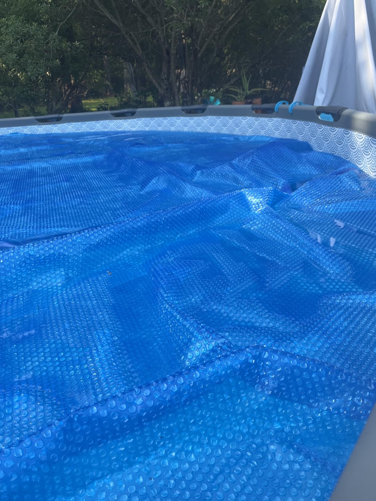In The Swim 18' Standard Blue Round Solar Pool Cover 8 Mil customer photo 1