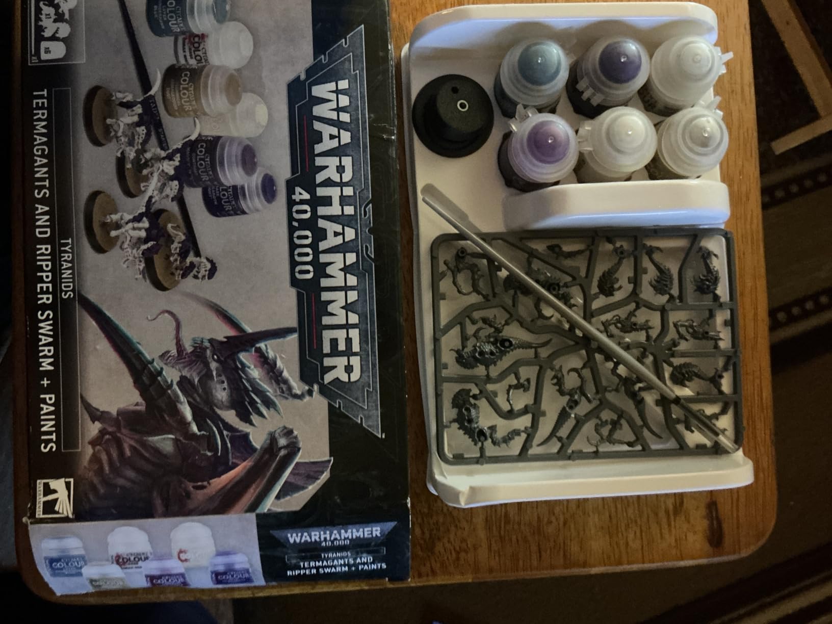 GAMES WORKSHOP Warhammer 40K - Tyranids - Termagants and Ripper Swarm & Paints Set customer photo 1