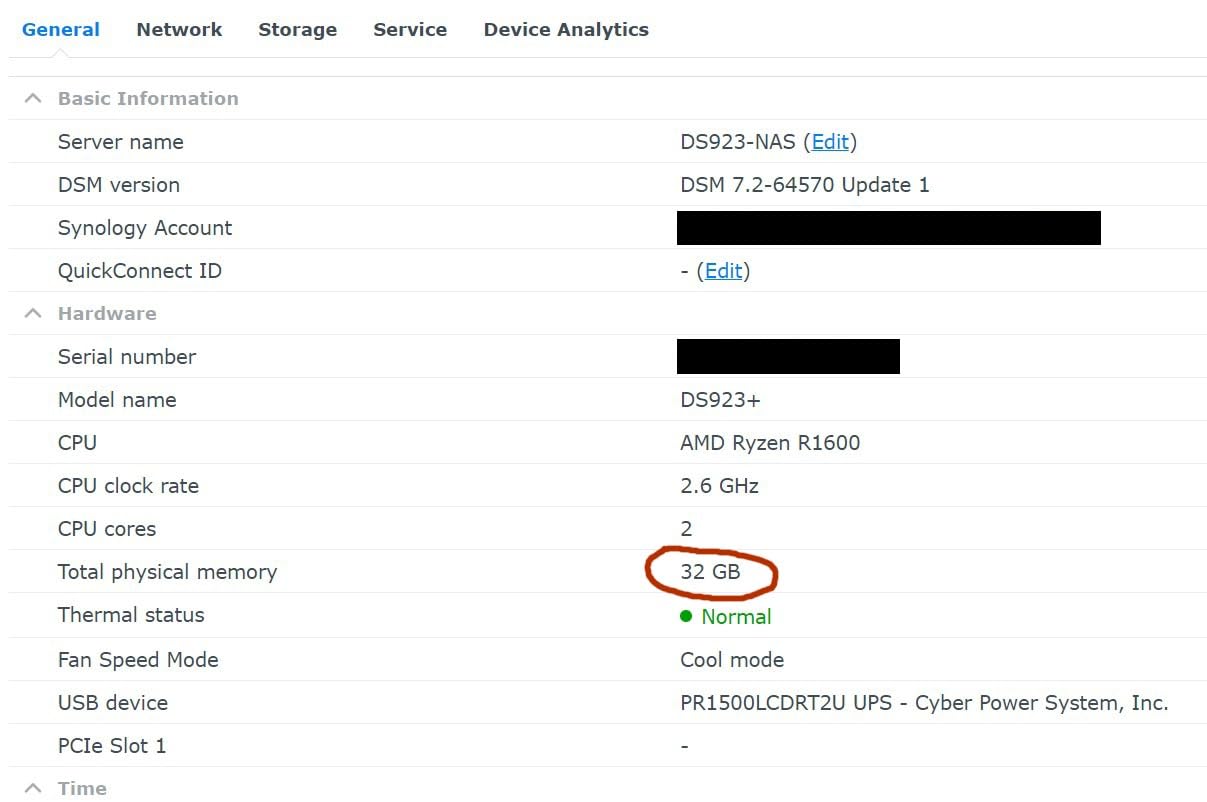 OWC 32GB Memory RAM Kit Compatible with Synology DiskStation DS723+ DS923+ customer photo 1