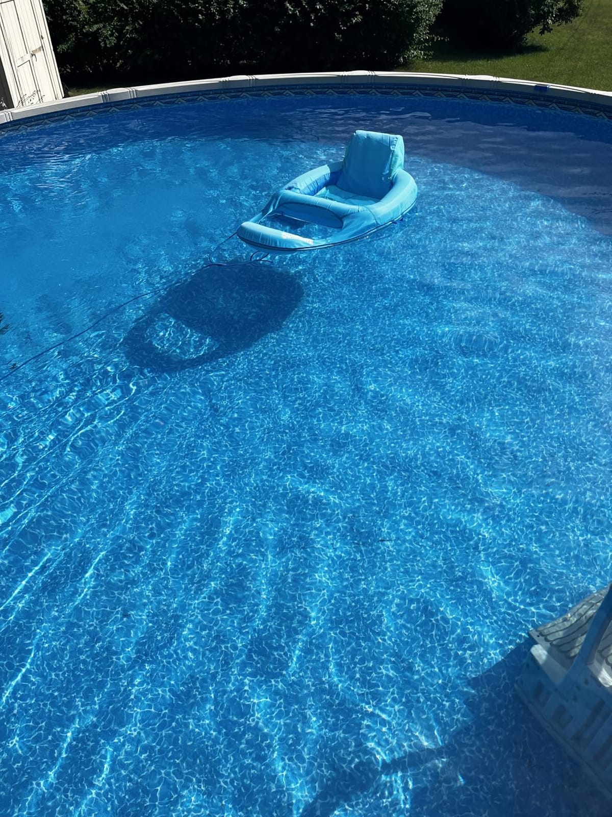 SwimWays Spring Float Premium Duo, Pool Chair Fits 2 Adults, Inflatable Pool Floats Adult with Fast Inflation for Ages 15 & Up customer photo 1