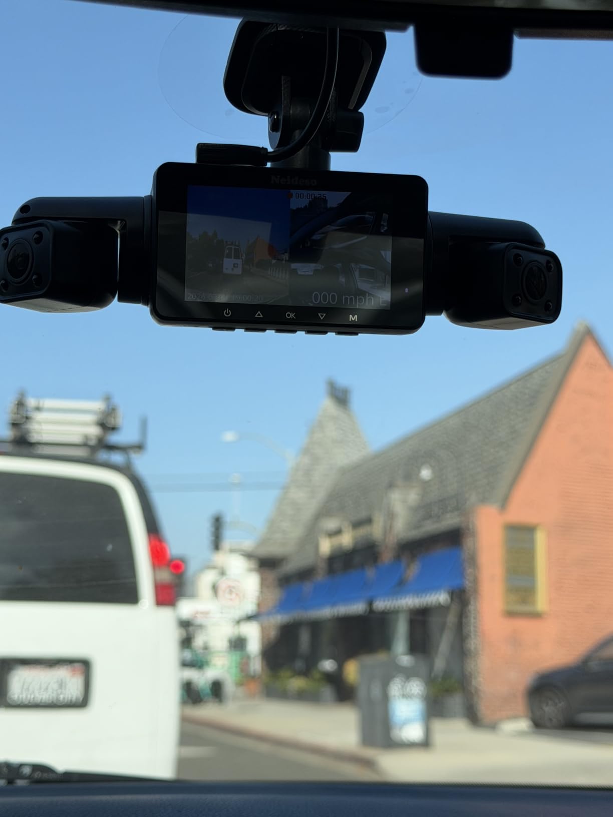 Neideso 360° Dash Cam Front and Rear Inside, 4 Channel Dash Camera for Car customer photo 1