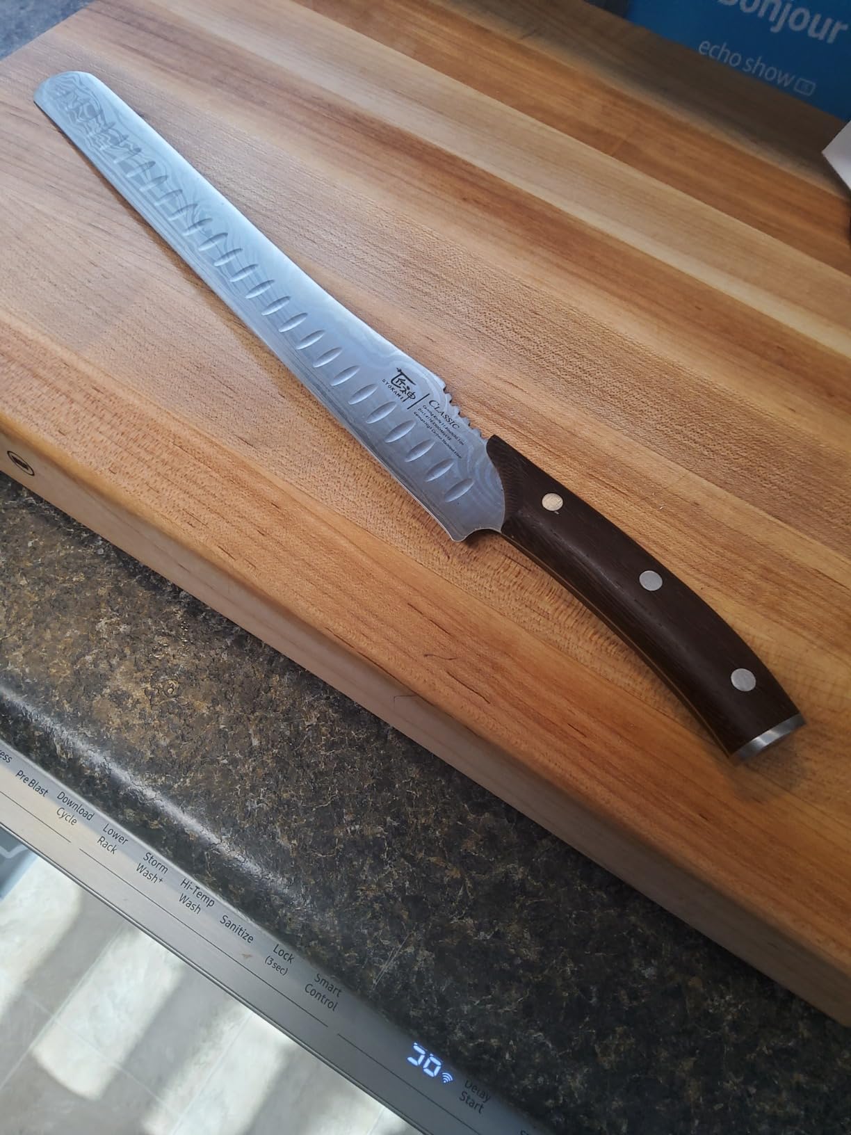 SYOKAMI Brisket Slicing Knife, 12 Inch Carving Knife for Meat Cutting customer photo 2