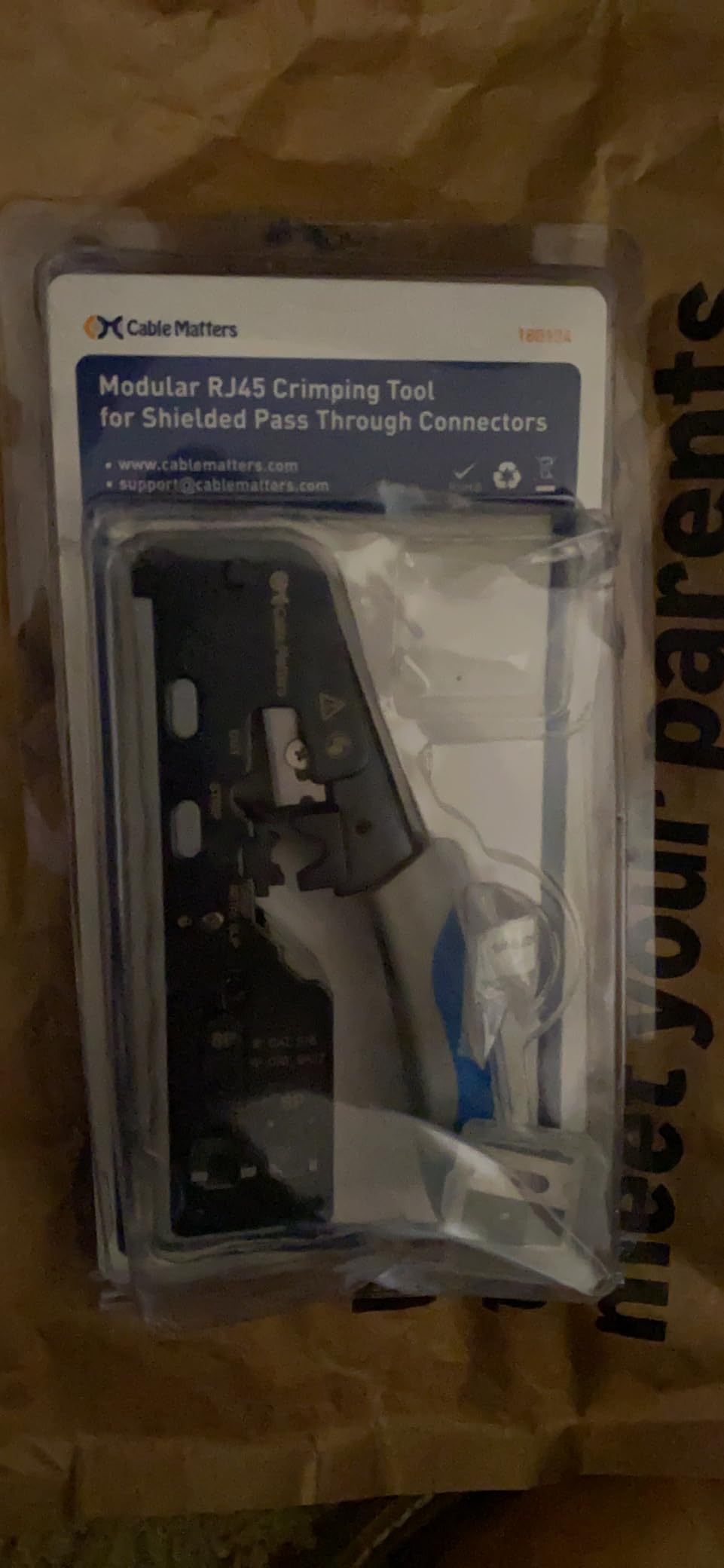 Cable Matters All-In-One Modular Ethernet Crimping Tool Cat 8 customer photo 1