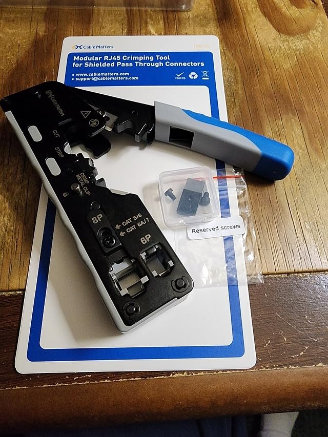 Cable Matters All-In-One Modular Ethernet Crimping Tool Cat 8 customer photo 2