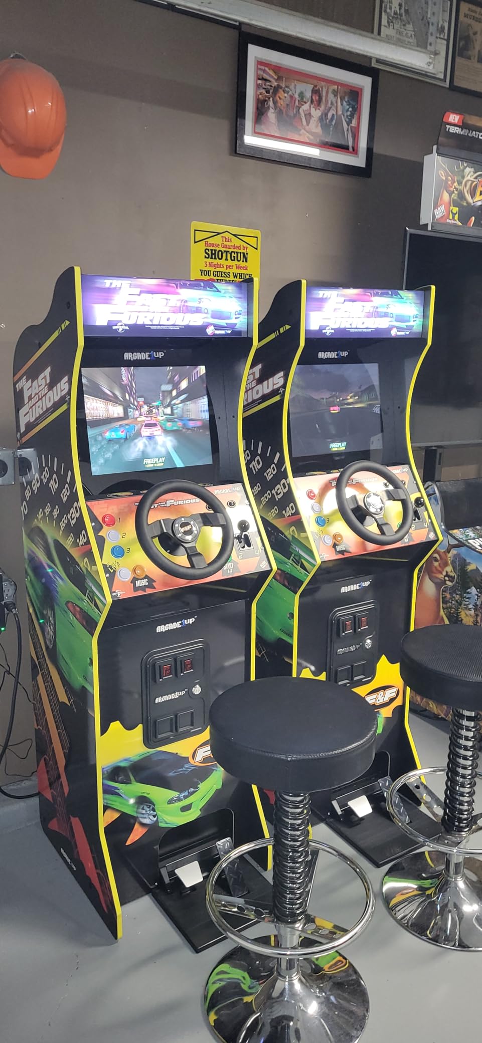 Arcade1Up The Fast and the Furious Deluxe Arcade Machine, Steering Wheel customer photo 1