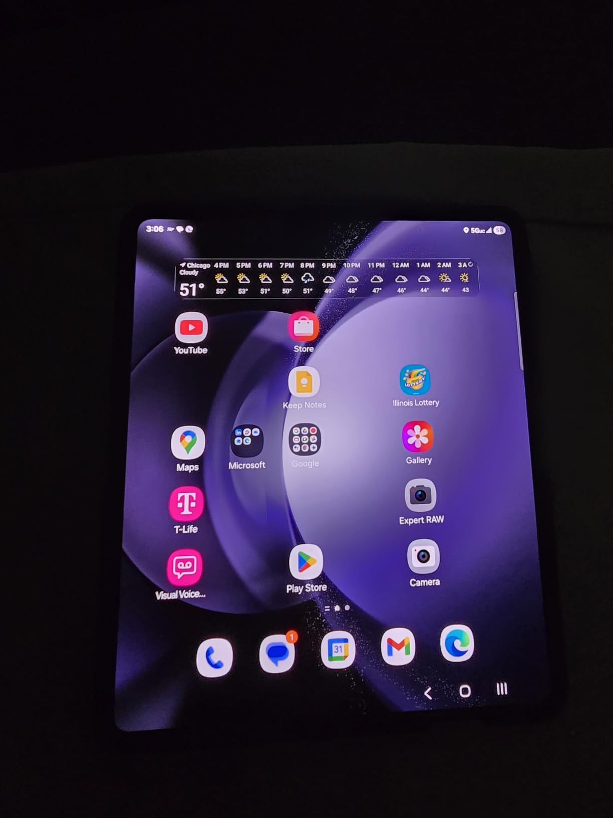 Samsung Galaxy Z Fold 5 5G US Version, 512GB, Phantom Black - Unlocked (Renewed) customer photo 1