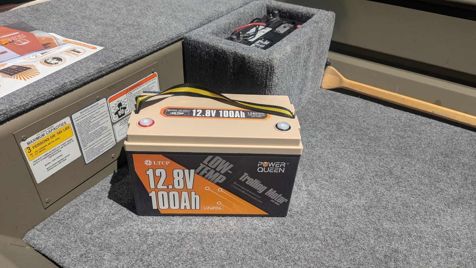 Power Queen 12V 100Ah Trolling Motor LiFePO4 Battery for Marine, RV customer photo 1
